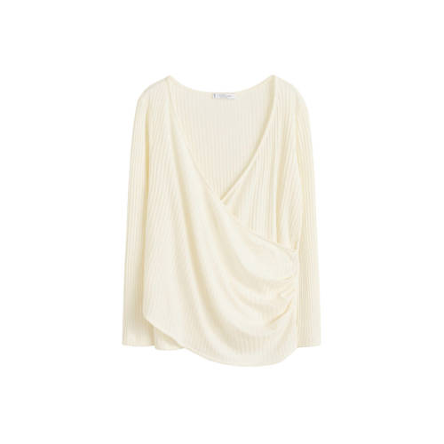 Violeta By Mango T Shirt Ecru violeta by mango kopen in de aanbieding Violeta By Mango T Shirt Ecru violeta by mango kopen in de aanbieding