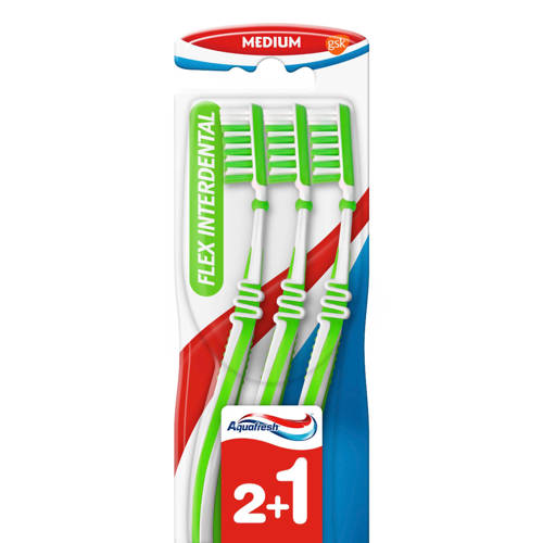 Aquafresh Interdental Medium Tandenborstel 3 Stuks aquafresh kopen in de aanbieding Aquafresh Interdental Medium Tandenborstel 3 Stuks aquafresh kopen in de aanbieding