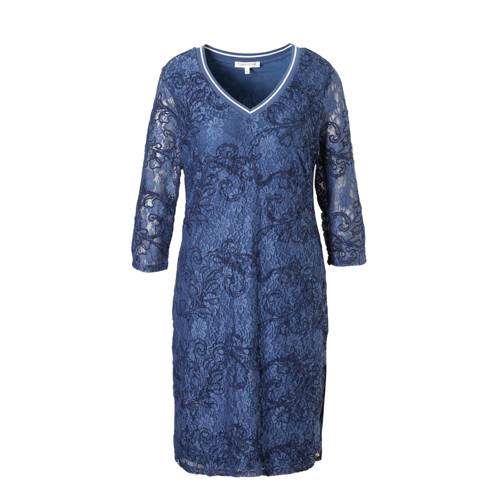 Tramontana Kanten Jurk Blauw tramontana kopen in de aanbieding