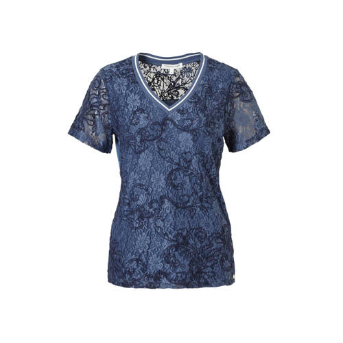 Tramontana Kanten Top Blauw tramontana kopen in de aanbieding