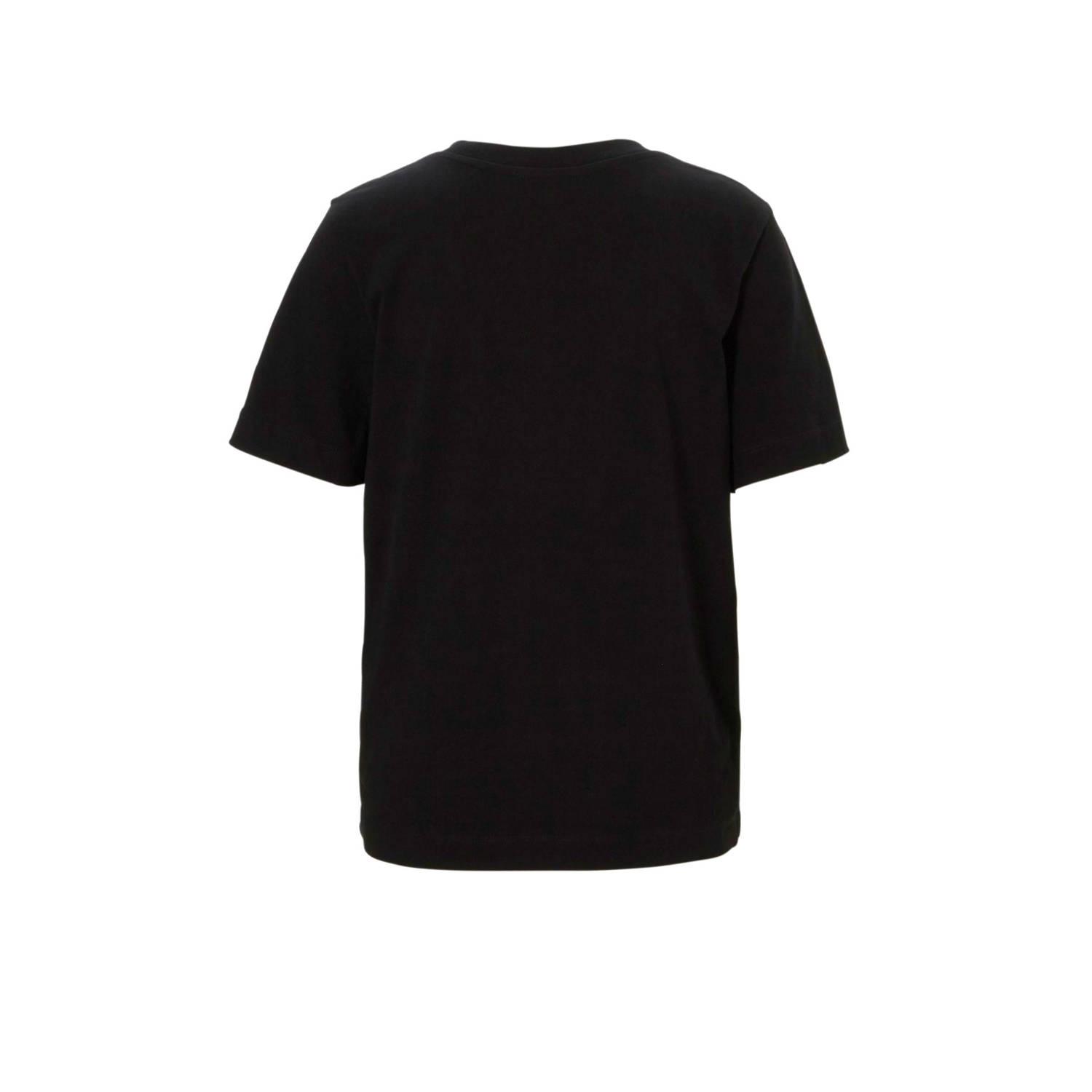 SELECTED FEMME T-shirt SLFSTANDARD met V-hals zwart