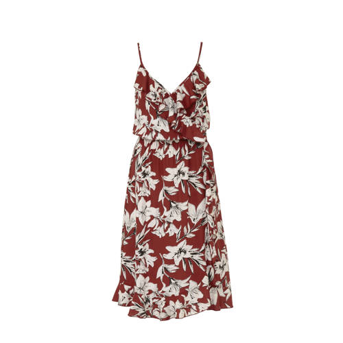 whkmp's beachwave gebloemde overslag strandjurk rood wit whkmp's beachwave gebloemde overslag strandjurk rood wit