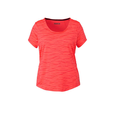 Sjeng Sports Plus T Shirt Koraalrood sjeng sports kopen in de aanbieding