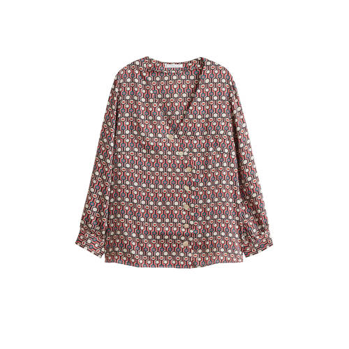 Violeta By Mango Satijnen Blouse Met Allover Print violeta by mango kopen in de aanbieding Violeta By Mango Satijnen Blouse Met Allover Print violeta by mango kopen in de aanbieding