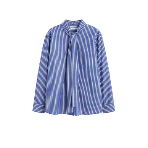 Violeta By Mango Blouse Met Moa Kraag Blauw violeta by mango kopen in de aanbieding Violeta By Mango Blouse Met Moa Kraag Blauw violeta by mango kopen in de aanbieding
