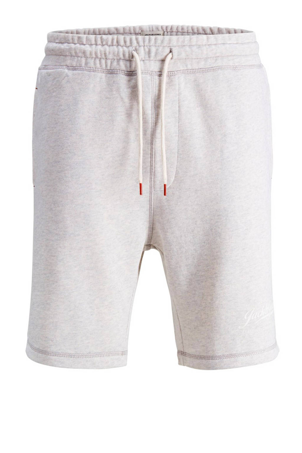 JACK & JONES PLUS SIZE sweat short, Wit