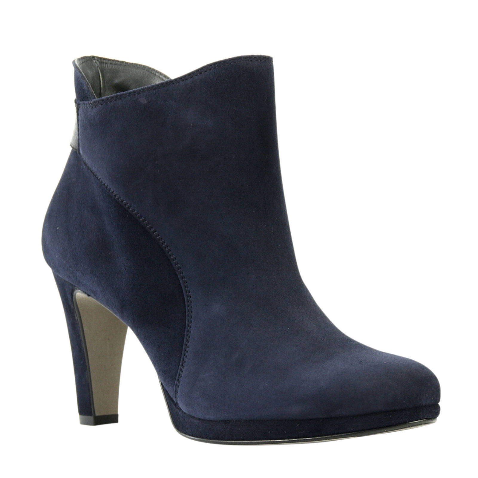 Paul Green enkellaarzen donkerblauw - Damesschoenen.nl