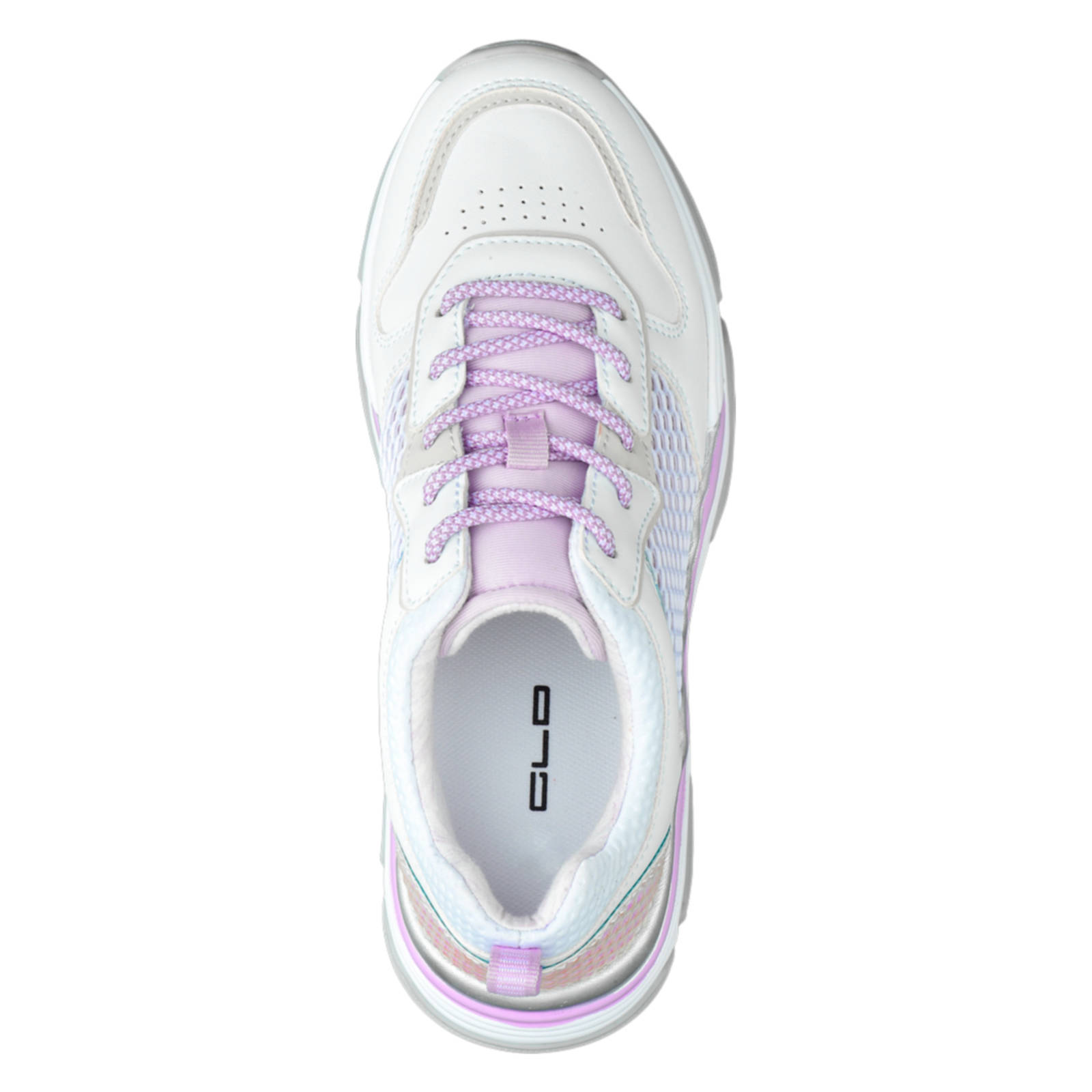 vanHaren Graceland dad sneakers wit/lila | wehkamp