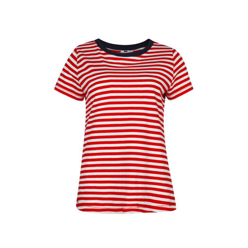 We Fashion Gestreept T Shirt Rood we fashion kopen in de aanbieding
