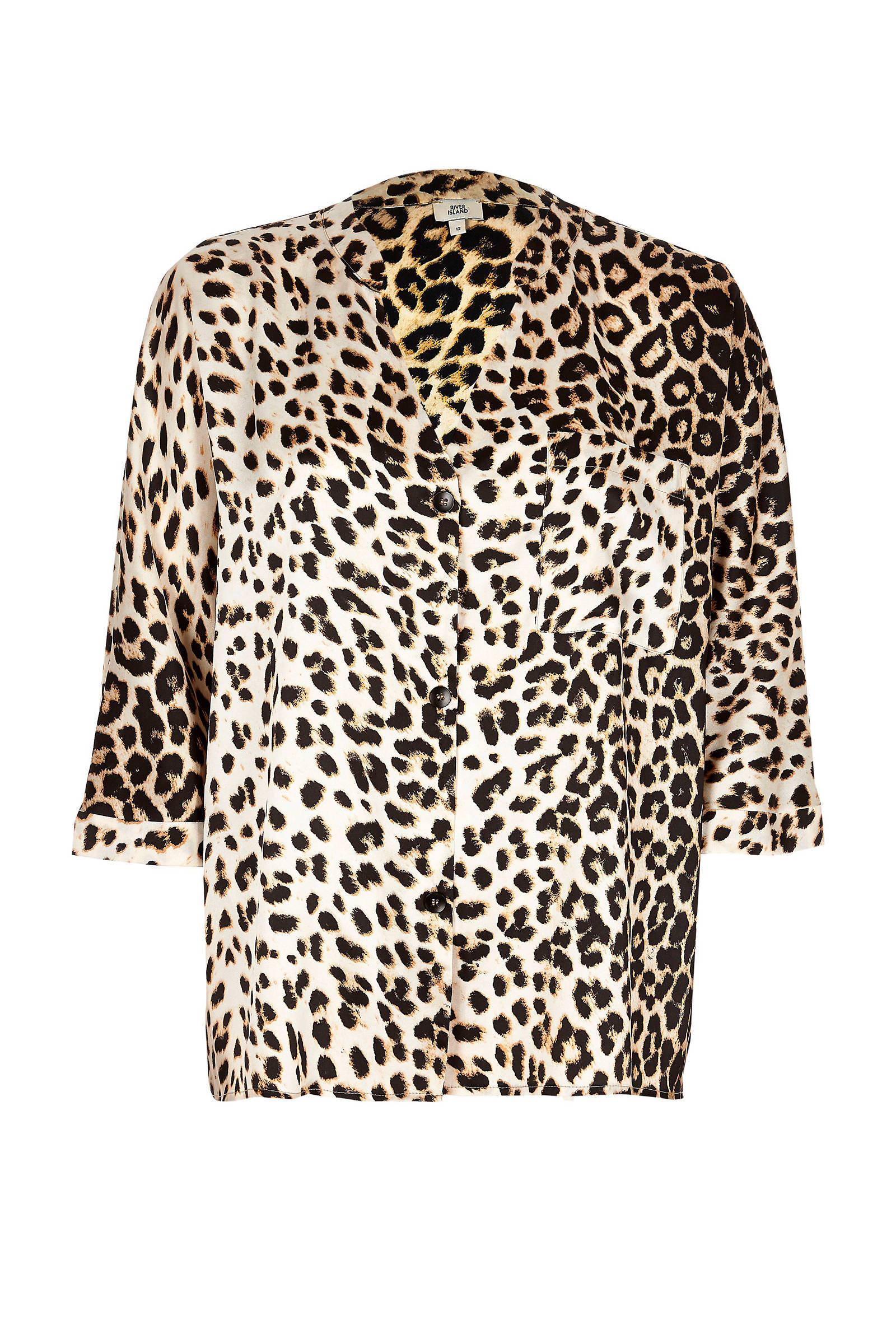 panterprint blouse heren