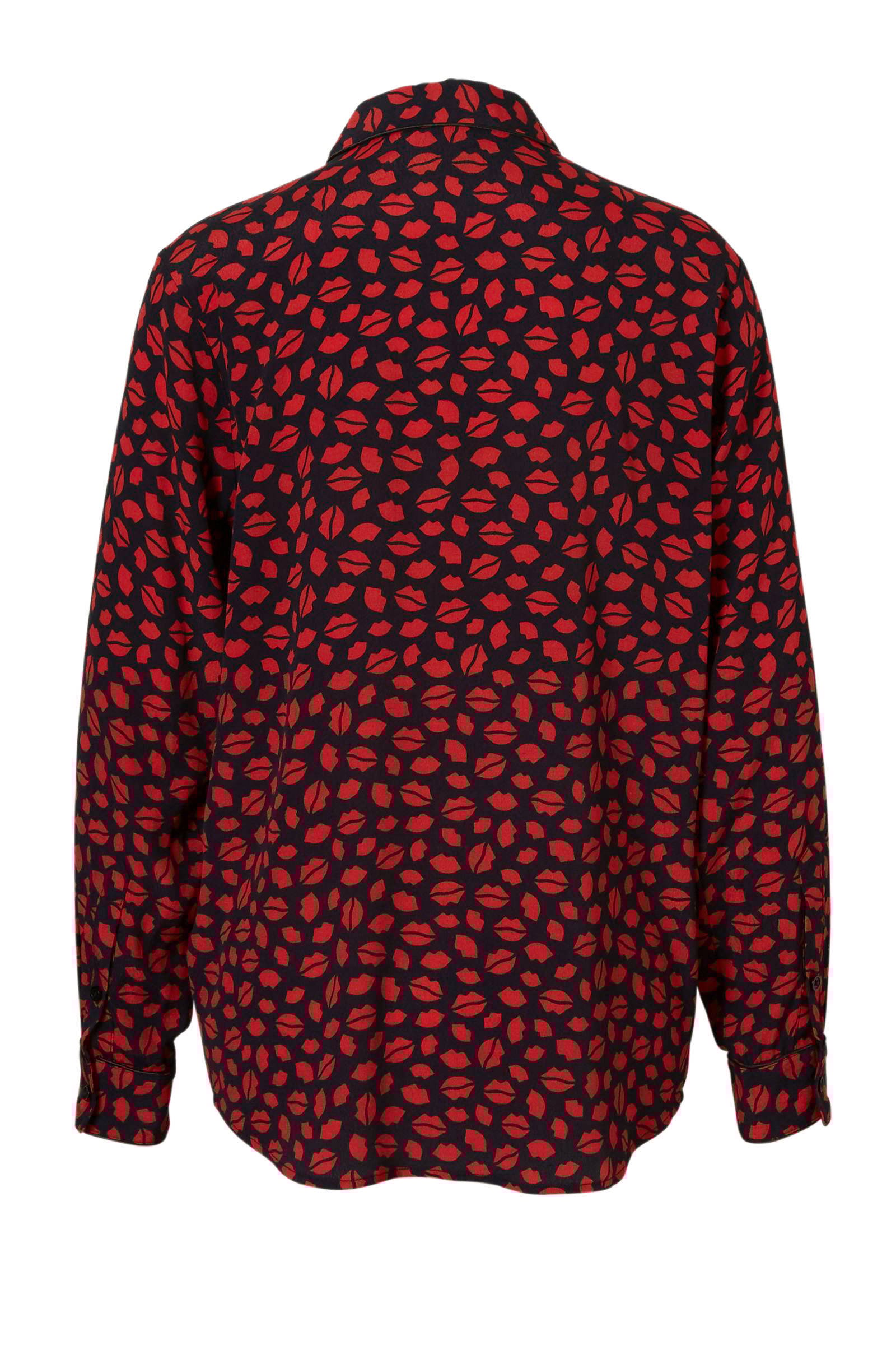 all print over blouse rood Catwalk met Junkie q6w8ApFp