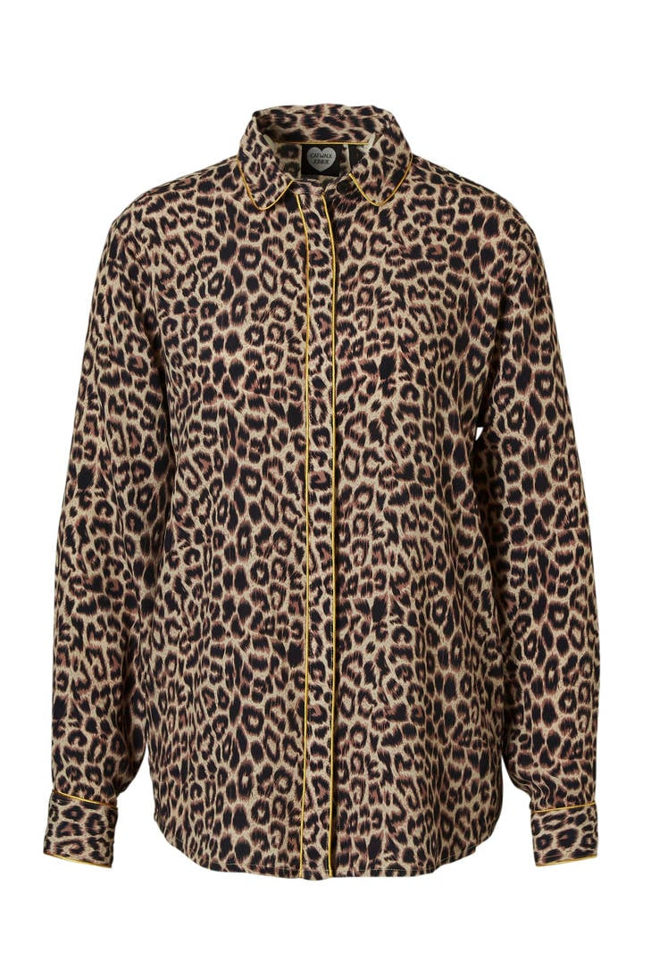 met Catwalk panterprint blouse Junkie blouse Catwalk met Junkie panterprint r7rxOqn