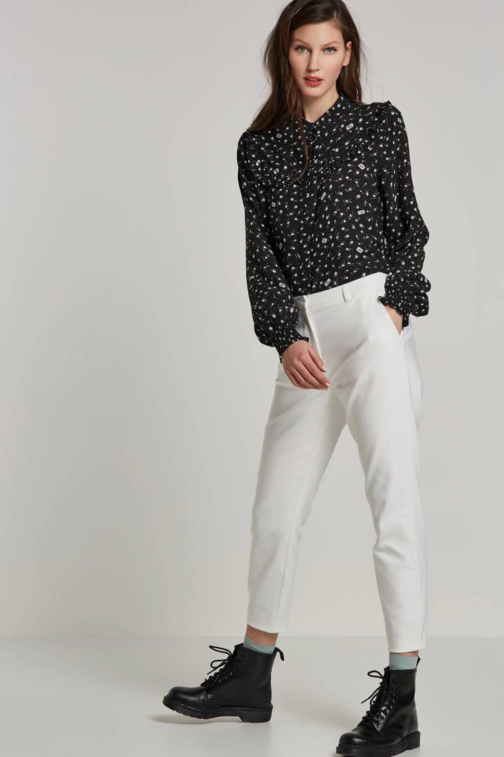 gebloeme Junkie Catwalk zwart Catwalk blouse Junkie wq7pxS8p