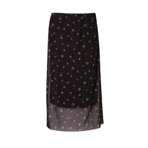 Catwalk Junkie Rok Met All Over Print Zwart catwalk junkie kopen in de aanbieding