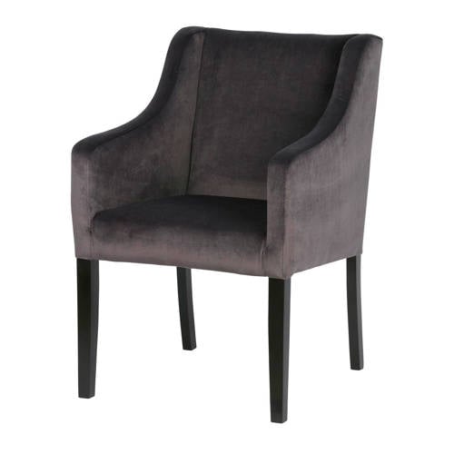 Woood Eetkamerstoel Liz Velours woood kopen in de aanbieding