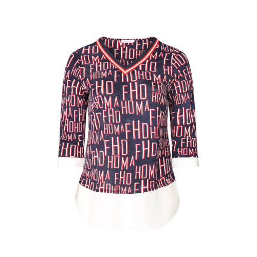 Paprika Top Met Letter Print paprika kopen in de aanbieding