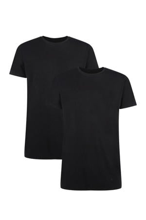 ondershirt Ruben met bamboe (set van 2) zwart