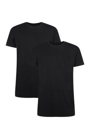 ondershirt Ruben met bamboe (set van 2) zwart