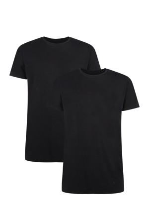 ondershirt Ruben met bamboe (set van 2) zwart