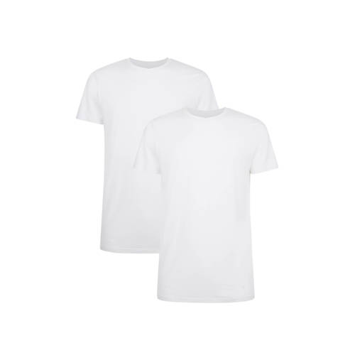 Bamboo Basics T Shirt Ruben Met Bamboe Set Van 2 Wit bamboo basics kopen in de aanbieding