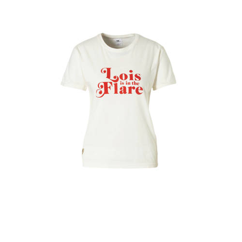 Lois T Shirt Met Tekstopdruk lois kopen in de aanbieding