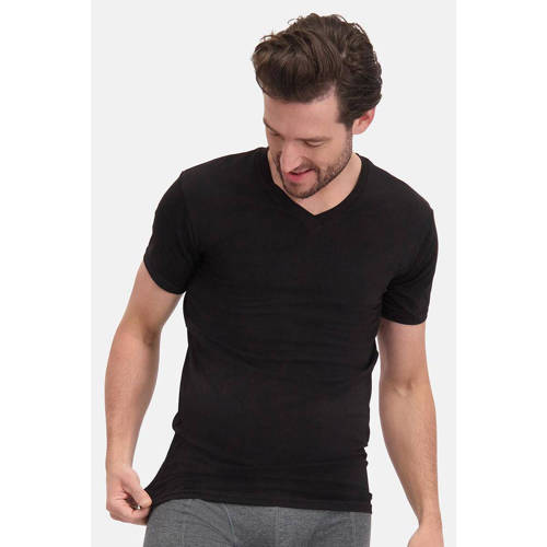 Bamboo Basics ondershirt Velo met bamboe (set van 2) zwart afbeelding