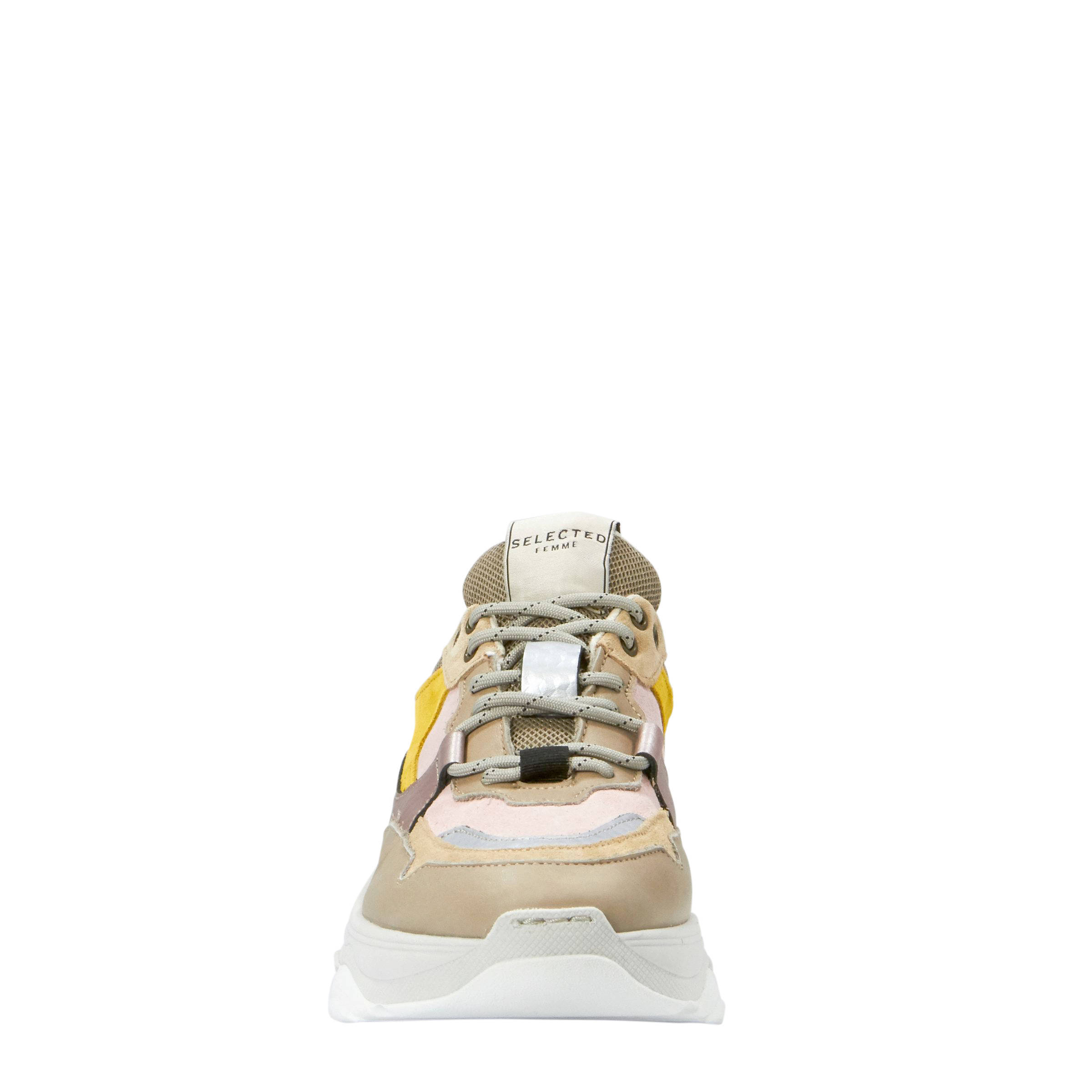 SELECTED FEMME SLFGavina Trainer B leren sneakers | wehkamp