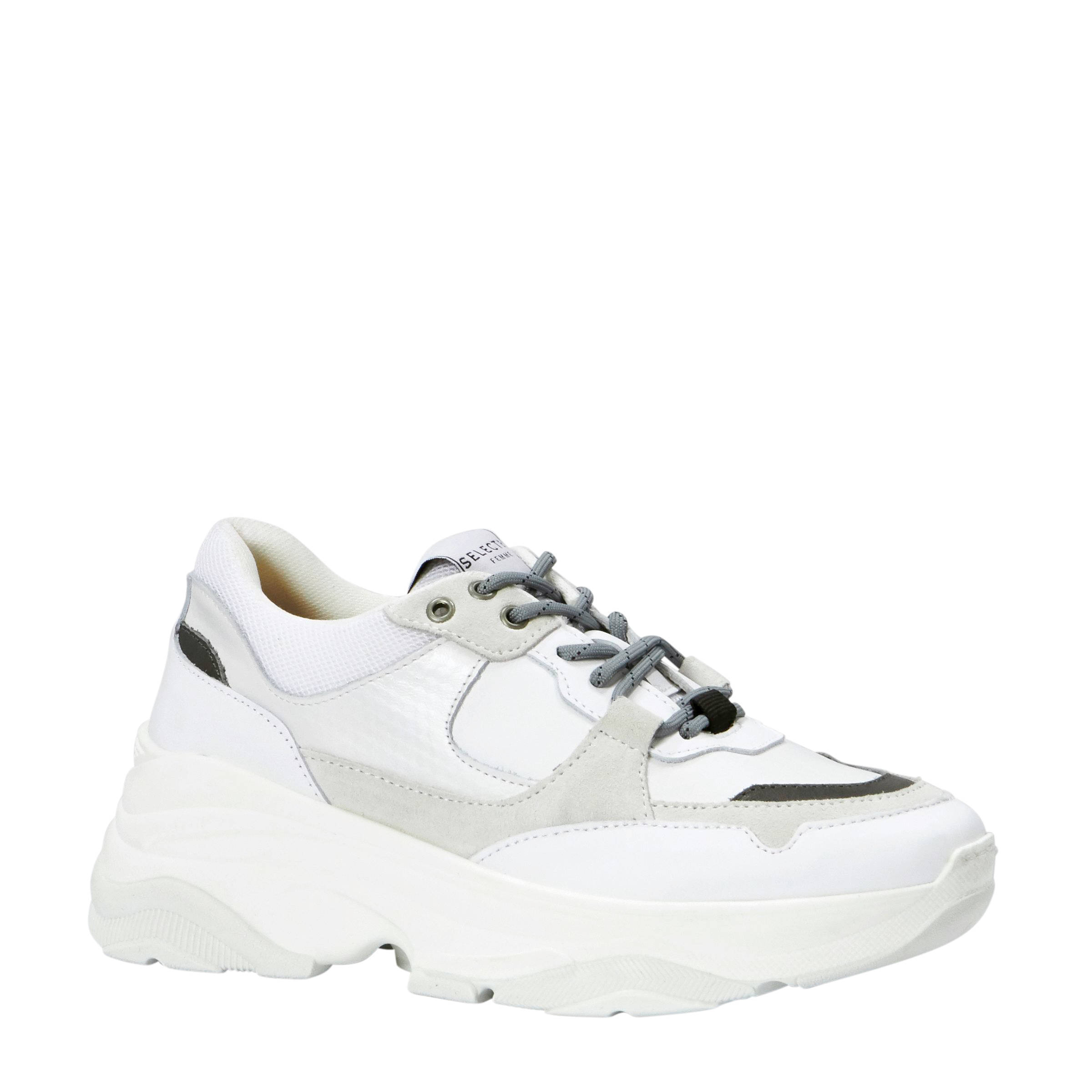 SELECTED FEMME SLFGAVINA Trainer B White sneakers | wehkamp