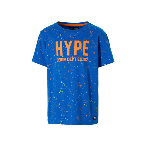 Cars T Shirt Splashes Met Tekst Blauw cars kopen in de aanbieding