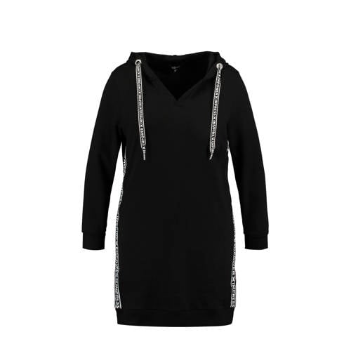 Ms Mode Sweatjurk Met Bies Zwart ms mode kopen in de aanbieding Ms Mode Sweatjurk Met Bies Zwart ms mode kopen in de aanbieding