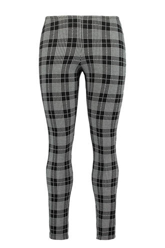 legging met ruitpatroon zwart
