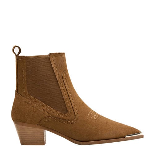 Mango Suede Chelsea Boots Bruin mango kopen in de aanbieding Mango Suede Chelsea Boots Bruin mango kopen in de aanbieding