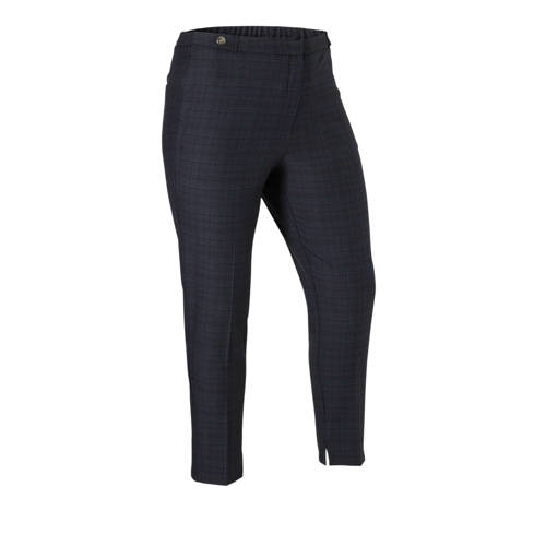 Violeta By Mango Geruite Straight Fit Pantalon Donkerblauw violeta by mango kopen in de aanbieding Violeta By Mango Geruite Straight Fit Pantalon Donkerblauw violeta by mango kopen in de aanbieding