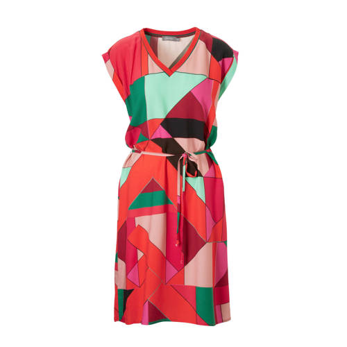 Geisha Jurk Met Grafische Print geisha kopen in de aanbieding