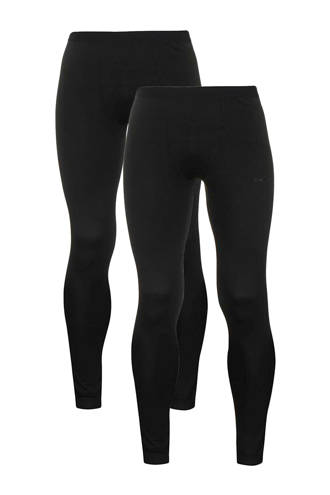 thermo broek zwart (set van 2)
