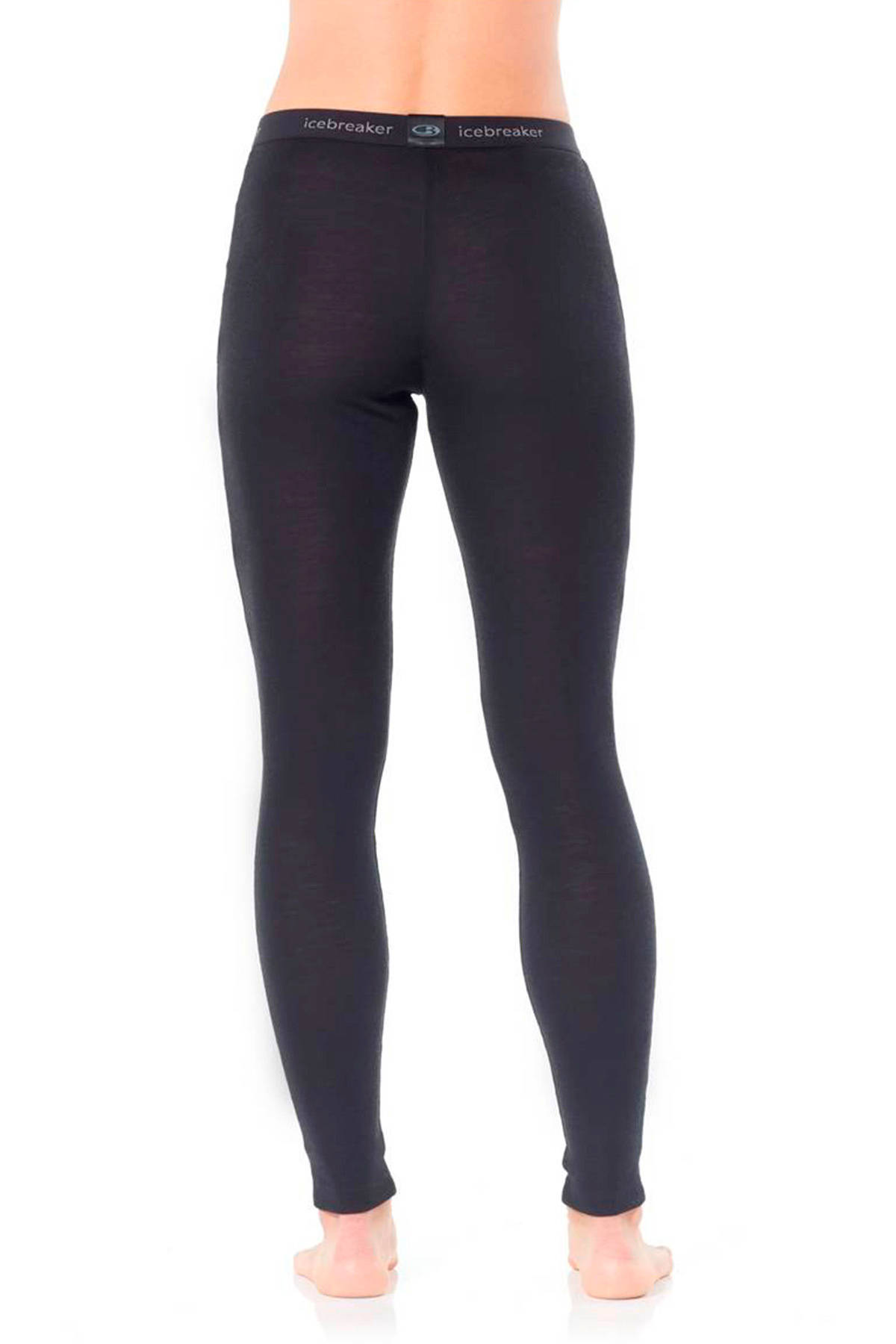 Icebreaker 175 thermobroek merino zwart 