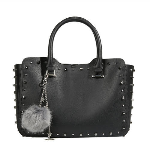 Parfois Handtas Met Studs Zwart parfois kopen in de aanbieding