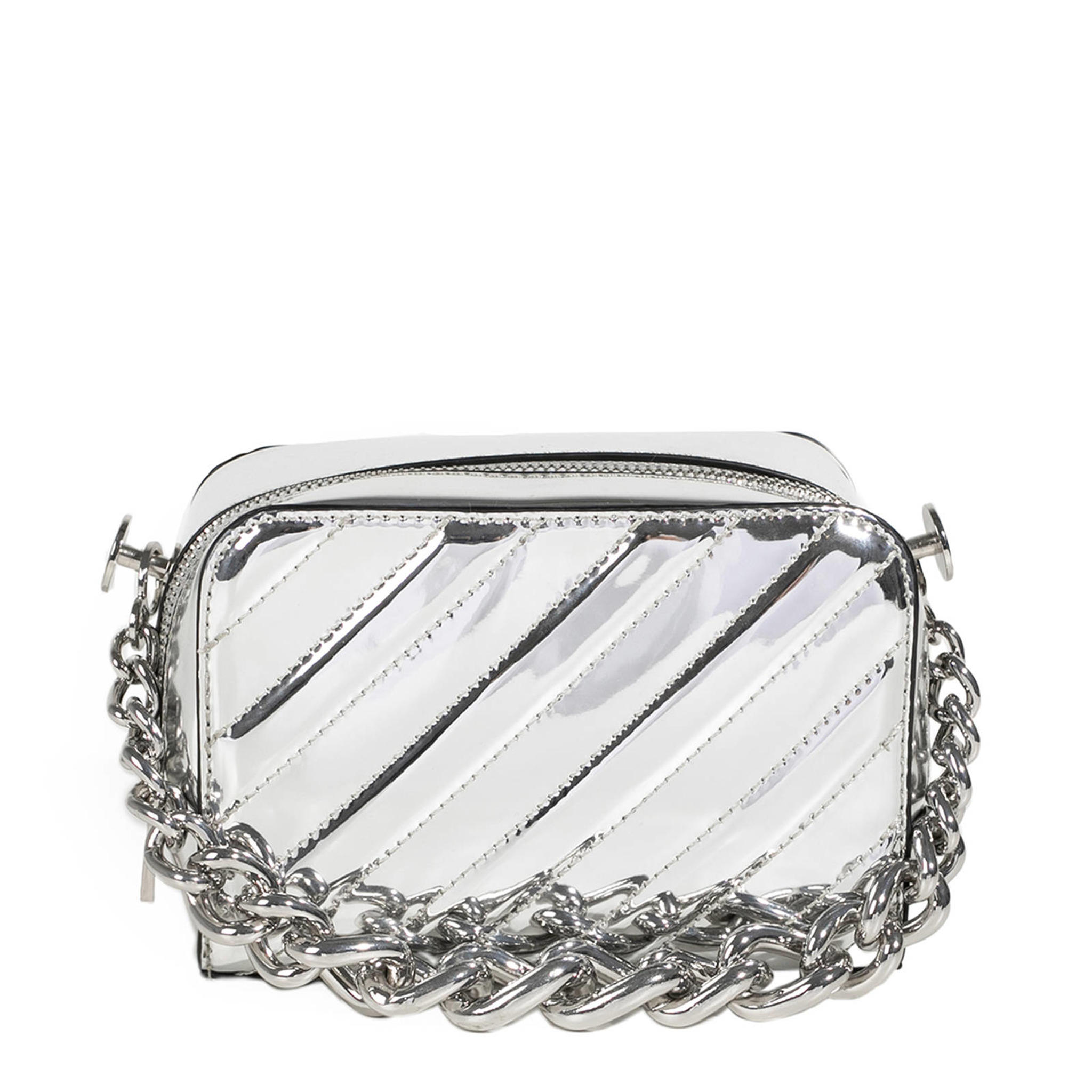 Tas zilver met steentjes | silver with stones | 00 | STONEYBAG1-6042-0056 Tas zilver met steentjes | silver with stones | 00 | STONEYBAG1-6042-0056