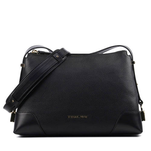 Michael Kors Leren Crossbody Tas Crosby Zwart michael kors kopen in de aanbieding Michael Kors Leren Crossbody Tas Crosby Zwart michael kors kopen in de aanbieding