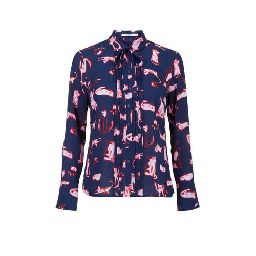 Steps Blouse Met Dierenprint Donkerblauw steps kopen in de aanbieding Steps Blouse Met Dierenprint Donkerblauw steps kopen in de aanbieding