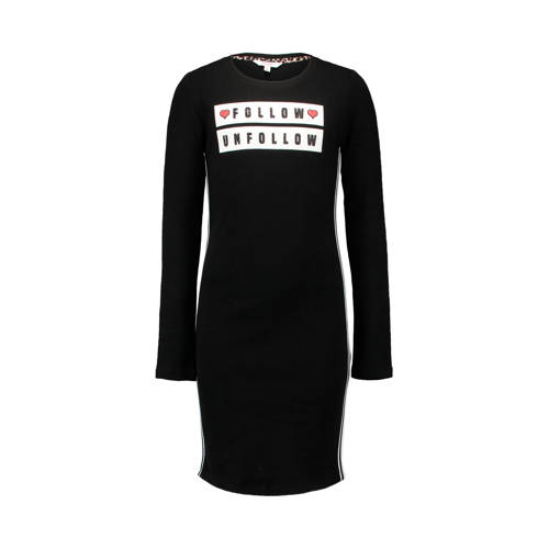 Coolcat Jurk Met Zijstreep Zwart coolcat kopen in de aanbieding Coolcat Jurk Met Zijstreep Zwart coolcat kopen in de aanbieding