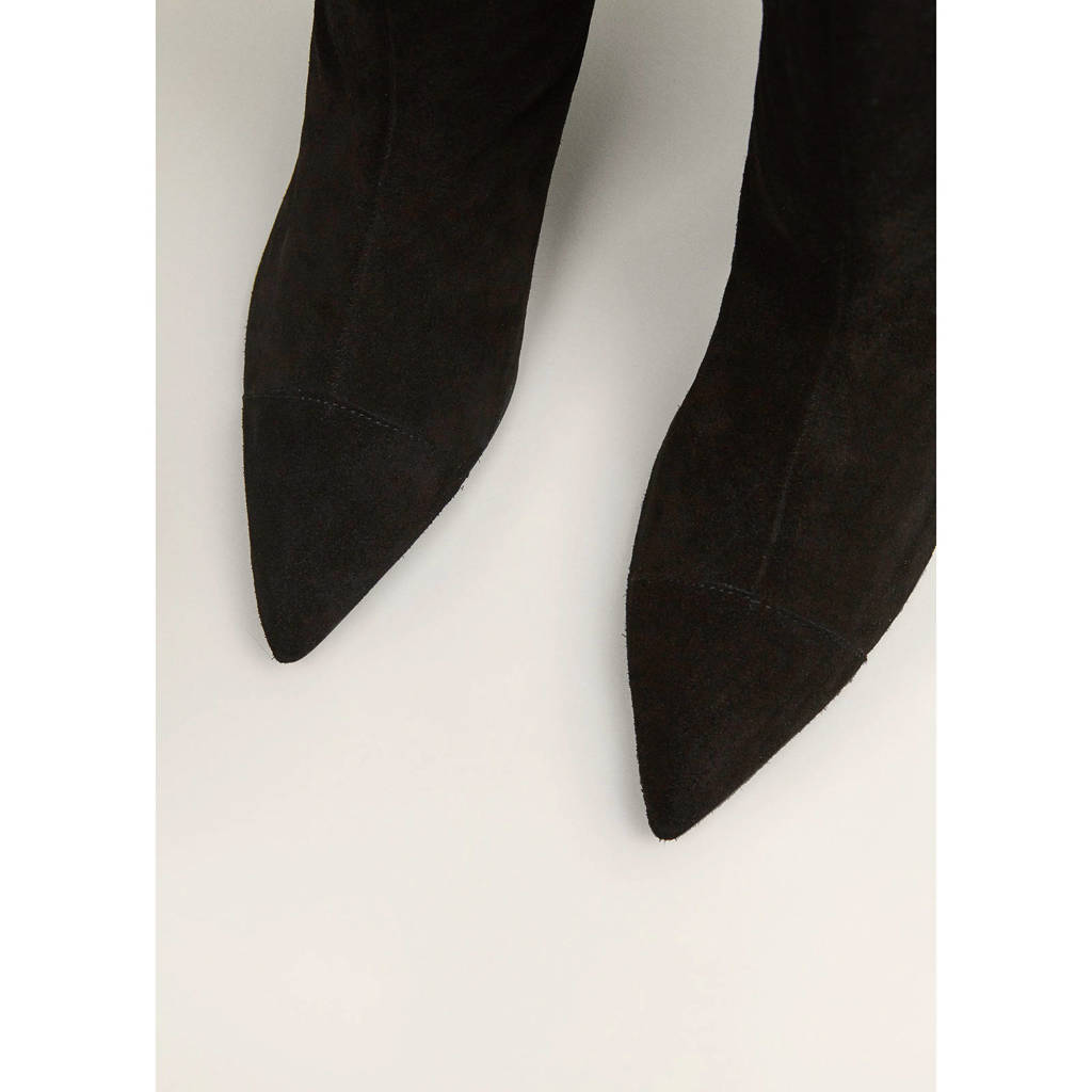 Verbazingwekkend Mango suède laarzen zwart | wehkamp ZF-93