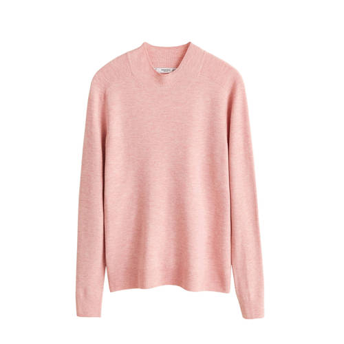 Mango Gebreide Trui Met Col Poeder Roze mango kopen in de aanbieding Mango Gebreide Trui Met Col Poeder Roze mango kopen in de aanbieding