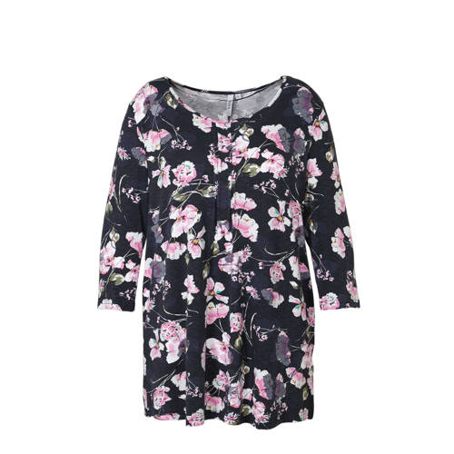 Ciso Tuniek Met Bloemenprint Blauw ciso kopen in de aanbieding Ciso Tuniek Met Bloemenprint Blauw ciso kopen in de aanbieding