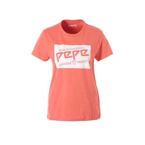 Pepe Jeans T Shirt Met Printopdruk pepe jeans kopen in de aanbieding