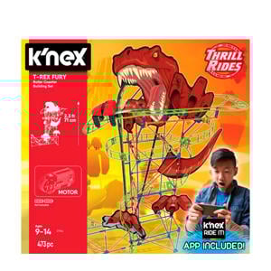Thrill Rides Dino T-Rex Fury Roller Coaster K'nected - Bouwset