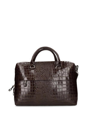 15,4 inch leren laptoptas