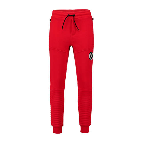 Coolcat Sweatpants Met Ribbels Rood coolcat kopen in de aanbieding