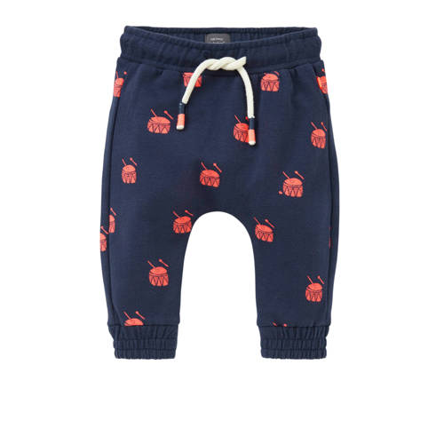 Babyface Newborn Joggingbroek Met Trommels Blauw babyface kopen in de aanbieding