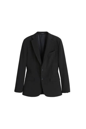 slim fit colbert zwart